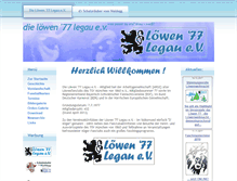 Tablet Screenshot of loewen77.de